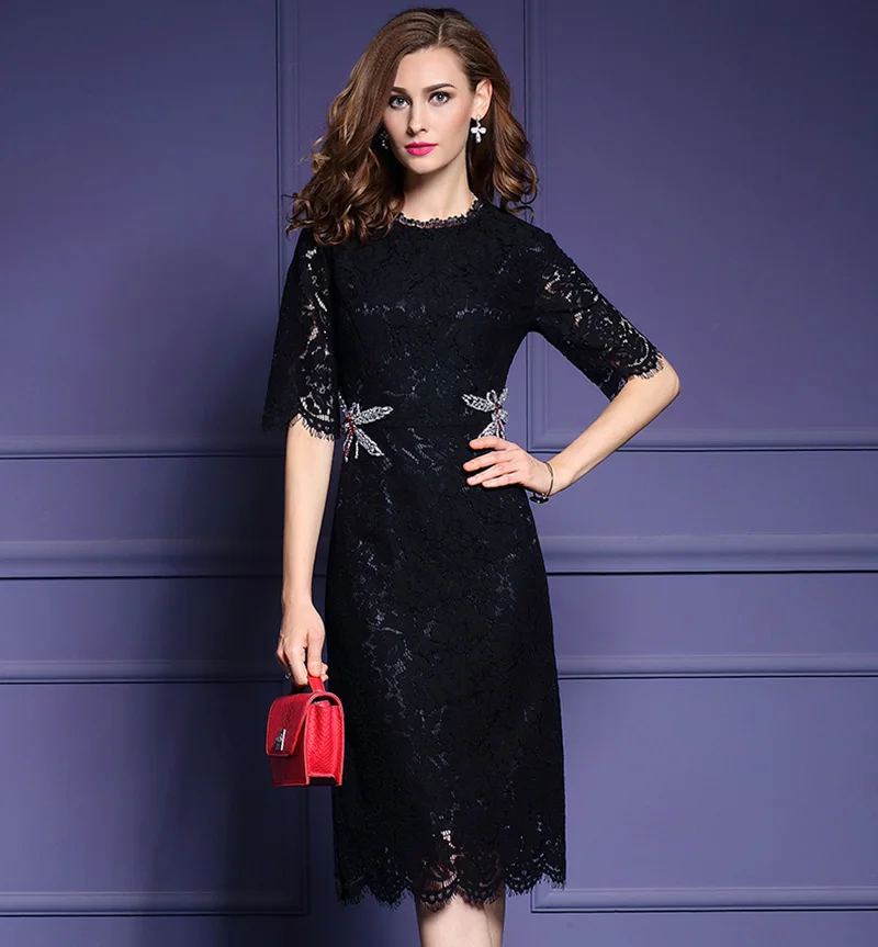black dress