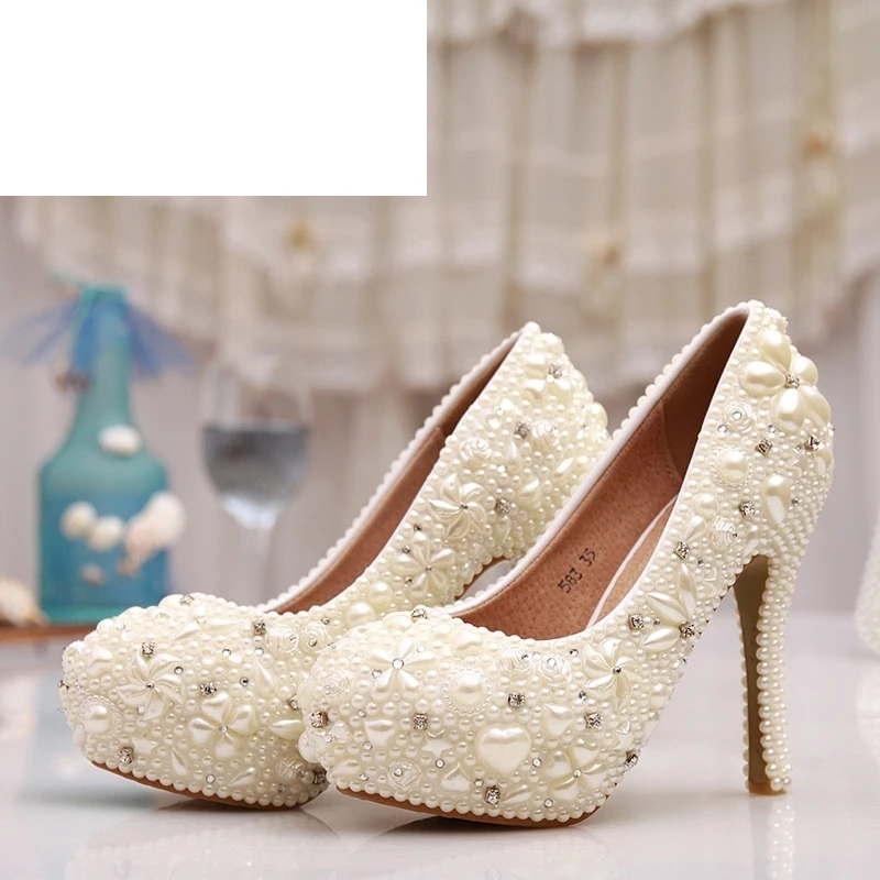 4 Printemps Mariage Plus Fête 14cm D'honneur De La 12cm Talons Ivory Pompes Demoiselle D'adieu 3 Pouces Heels Ivoire 10cm Taille Conception ivory Femmes Heels 4 Spéciale Chaussures Dames Haute wIHPwXq