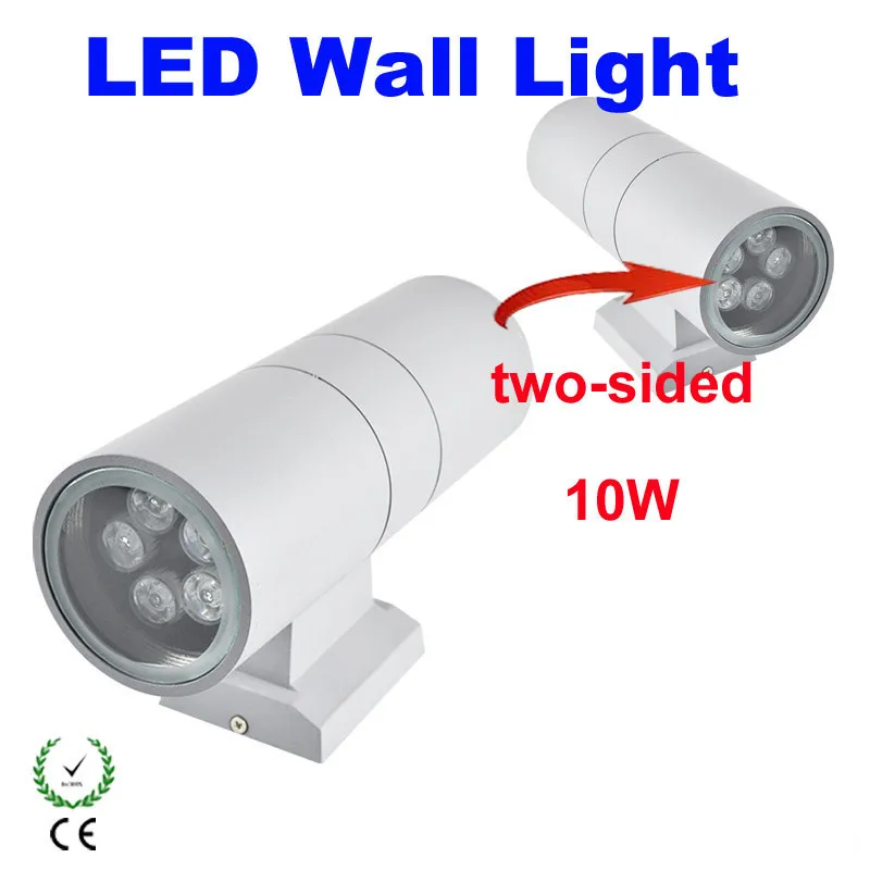 

10W Waterproof LED Wall Light Hall Porch Sconces Decor Fixture outdoor IP65 up and down Wall Lamp lamparas LED outdoor Wall