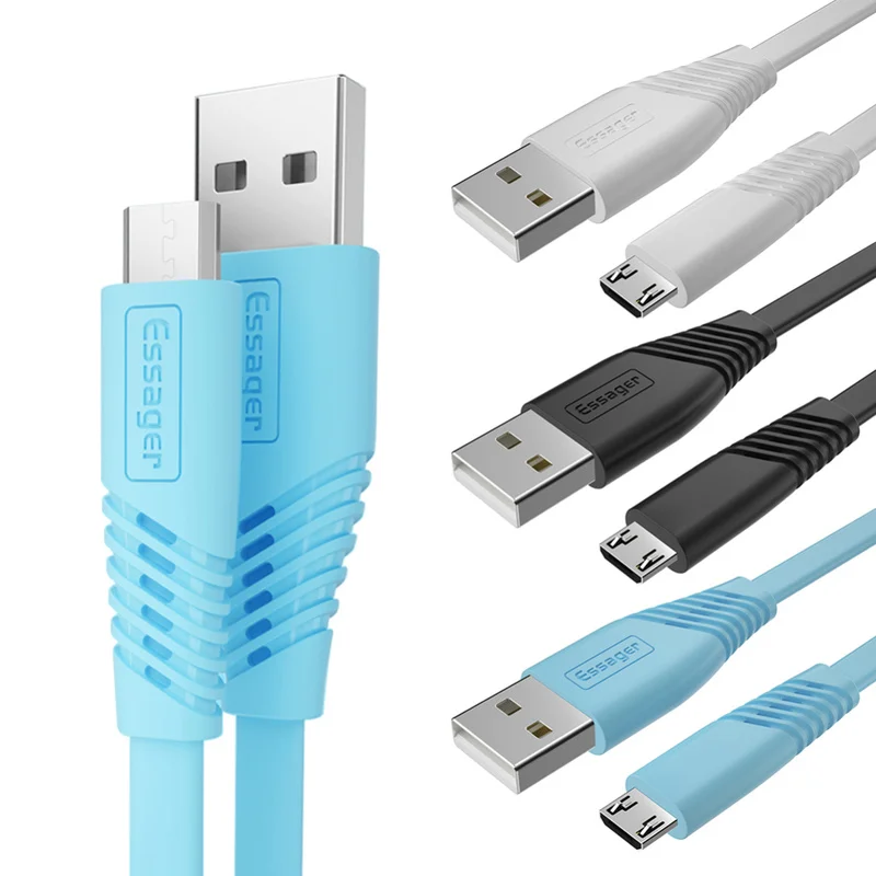 

Essager LED USB Type C Cable Fast Charge Wire Cord USBC Cable for Xiaomi K20 Samsung Oneplus 7 Pro Mobile Phone Alien Data Line