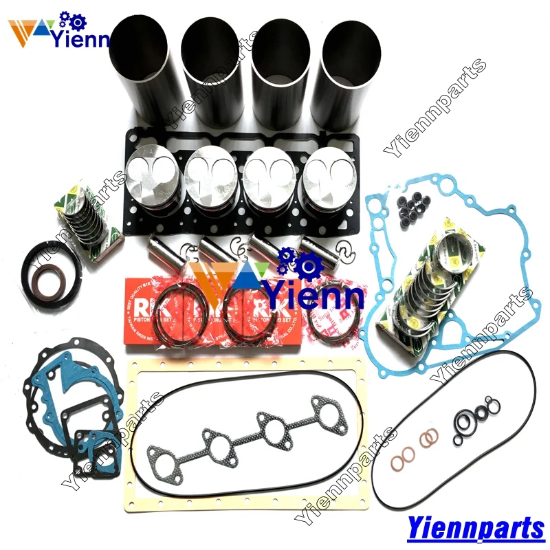 Kubota V1505 Overhaul Rebuild KitPiston,Piston Ring,Cyliner Liner