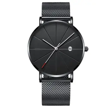 

Fashion Mens Watches Top Brand Luxury Quartz Watch Men Casual Slim Mesh Steel Minimalist Watch Sport Watch Relogio Masculino