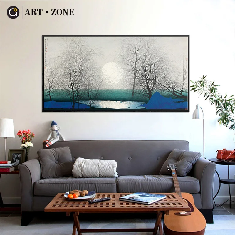 

ART ZONE Sunrise Scene Canvas Poster Modern Photography Print Painting Home Decorative Living Room Wall Painting Art Poster