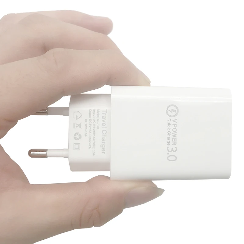 For Quick Charge 3.0 QC 3.0 USB Turbo Wall Fast Travel Charger For SAMSUNG Note 8 S9 Plus S7 S6 HUAWEI P9 For Xiaomi Mix2S Mi8 6 (6)