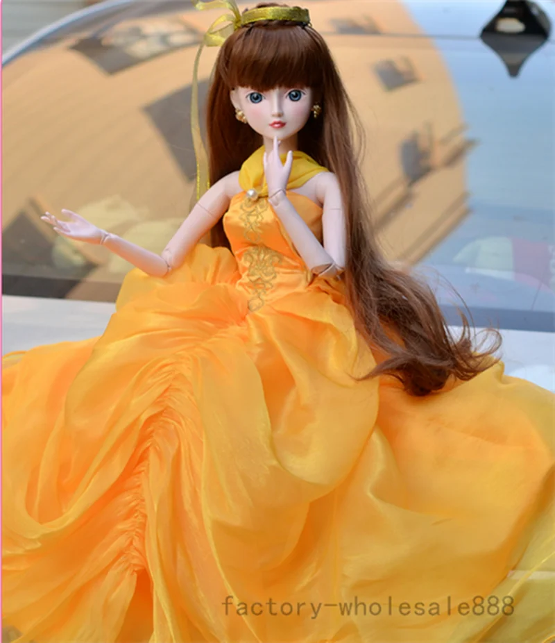 Шарнирная 1/3 BJD, куклы, женские глаза, свободный Макияж лица, полный комплект одежды, детская кукла, игрушки для девочек