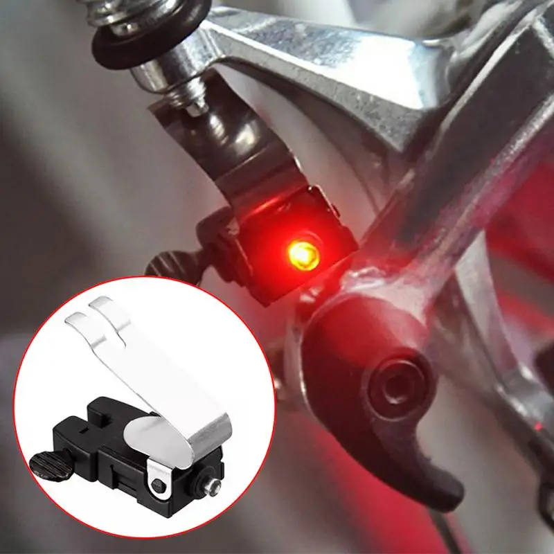 Cheap Waterproof Cycling Brake Bike Light Mount Tail Rear Bicycle Light LED High Brightness Red LED lamp Cycling Accessories #H915 6