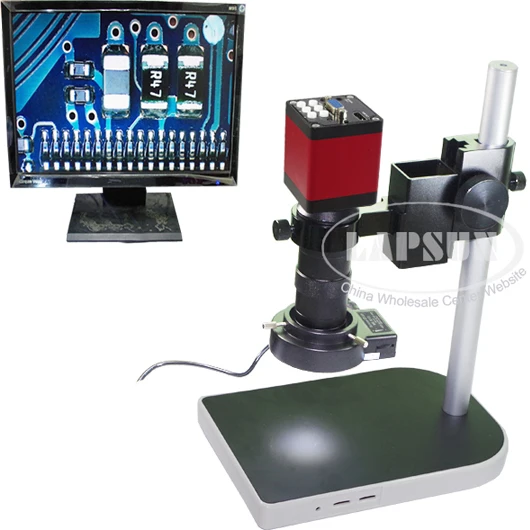 100X 60FPS 720P HDMI + 1280 * 1024 VGA HD Industrial Lab C-mount Microscope Camera -For Monitor TV Projector | Инструменты