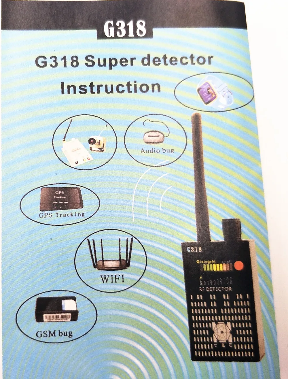 Detector de câmera antiespionagem