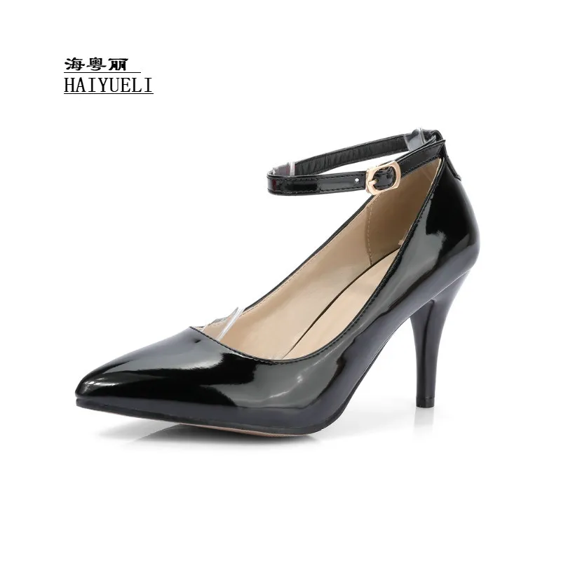 Women Pumps Fashion Women's Shoes Thin Heel High-heeled Pointed Shoes Office Shoes Plus Size 34-48