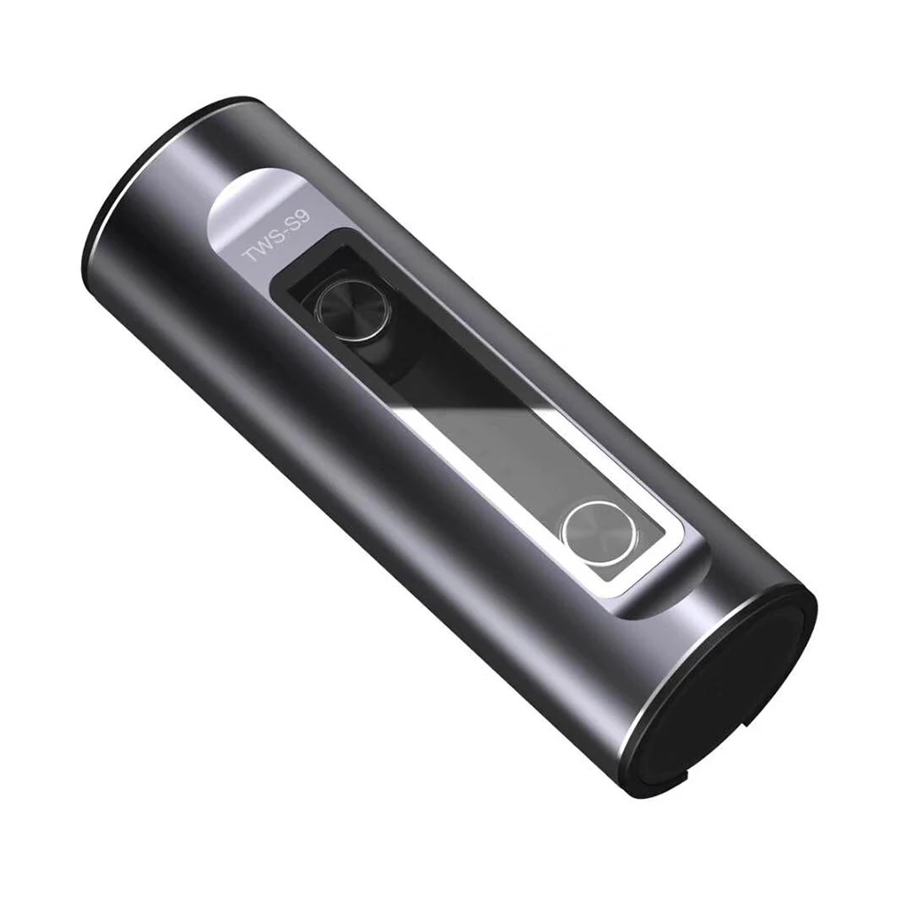 TWS-S9 беспроводные Bluetooth наушники-вкладыши спортивные стерео наушники для IOS планшет телефон Android с зарядным устройством из алюминиевого сплава