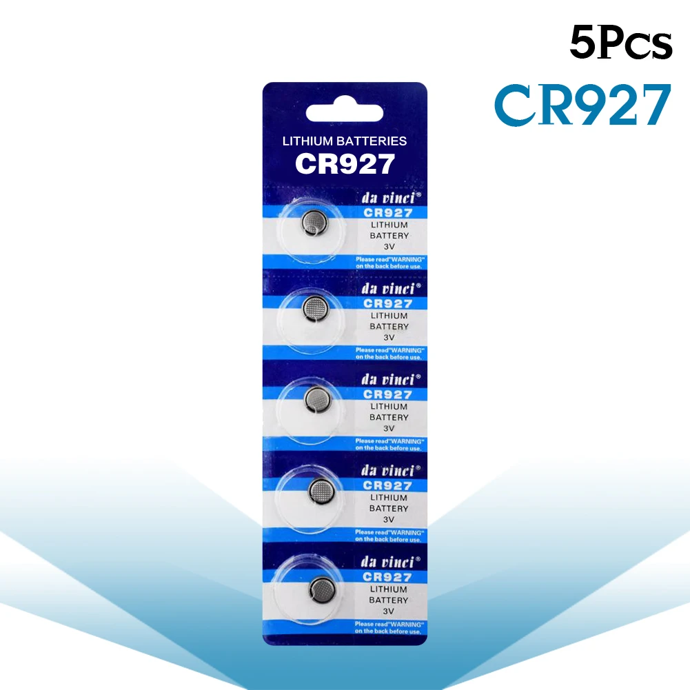 YCDC 5 шт. 3В CR927 927 DL927 BR927 BR927-1W CR927-1W ECR927 5011LC KCR927 LM927 часы кнопка Монета клетки литий-ионный аккумулятор для Батарея
