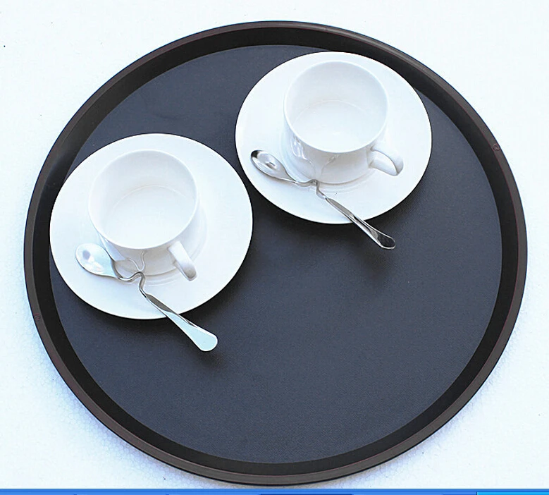 Tray Plastics Round Plate Tea tray Food tray Rooms disk Restaurant tray