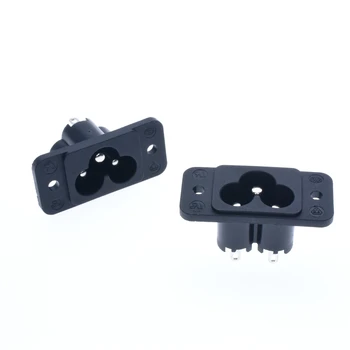 

10 Pcs IEC320 C6 Inlet Welding Power Adapter Connector AC 250V 2.5A