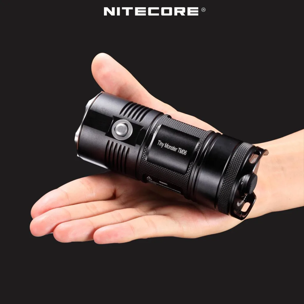 Тактифонарь светодиодный фонарик Nitecore TM06 3800 люмен подводный 18650 с кобурой