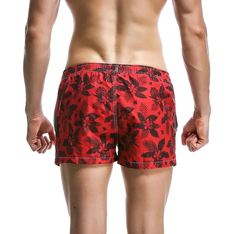 maxsoul Summer Mens Quick Dry Beach Shorts Board Elastic Surfing Fitness Gym Waterproof Boardshorts