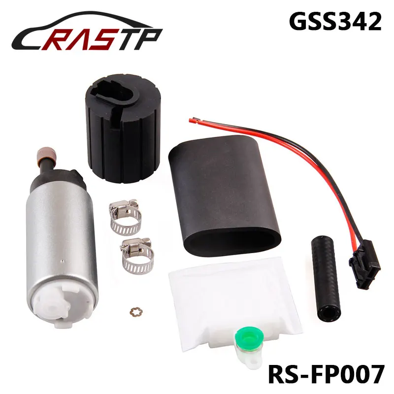 

RASTP- Universal Intank High Performance Fuel Pump With Install Kit Replace for GSS342 RS-FP007