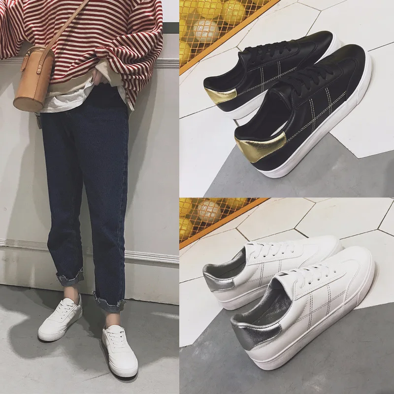 

Small white shoes female spring 2018 new Korean version of the wild Harajuku ulzzang