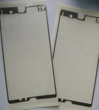 Wholesale 5pcs/lot Front Housing Frame Bezel Plate lcd Adhesive Sticker for Sony Xperia Z C6603 C6602 L36h Free shipping