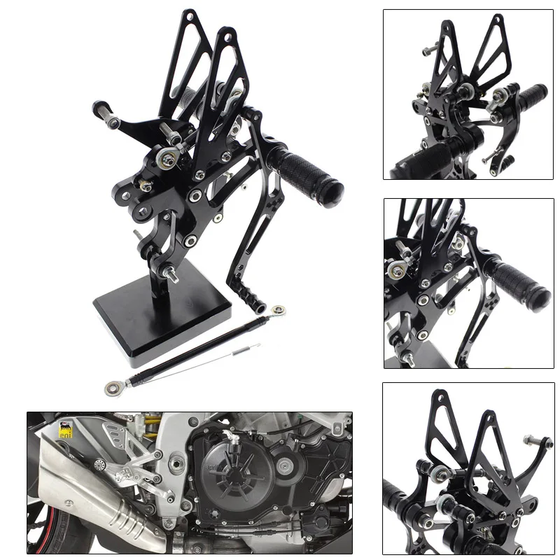 CNC фары для мотоцикла pedane regolabili Posteriori комплект спина Del ногой для Yamaha YZF R1 1998-2003 1999 2000 2001 2002