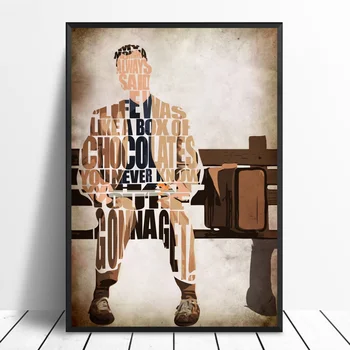 

Forrest Gump Movie Poster Silk Painting Print Wall Art Home Decor