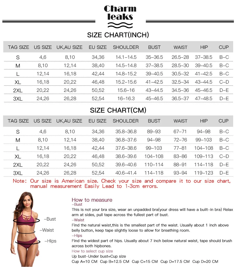 Women Rashguard SizeChart
