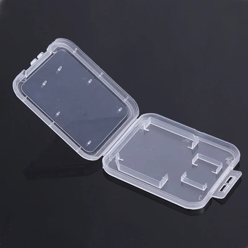 

EASYA Memory Card Case for Protect SD TF Cards Plastic Holder Case Transparent Box Storage