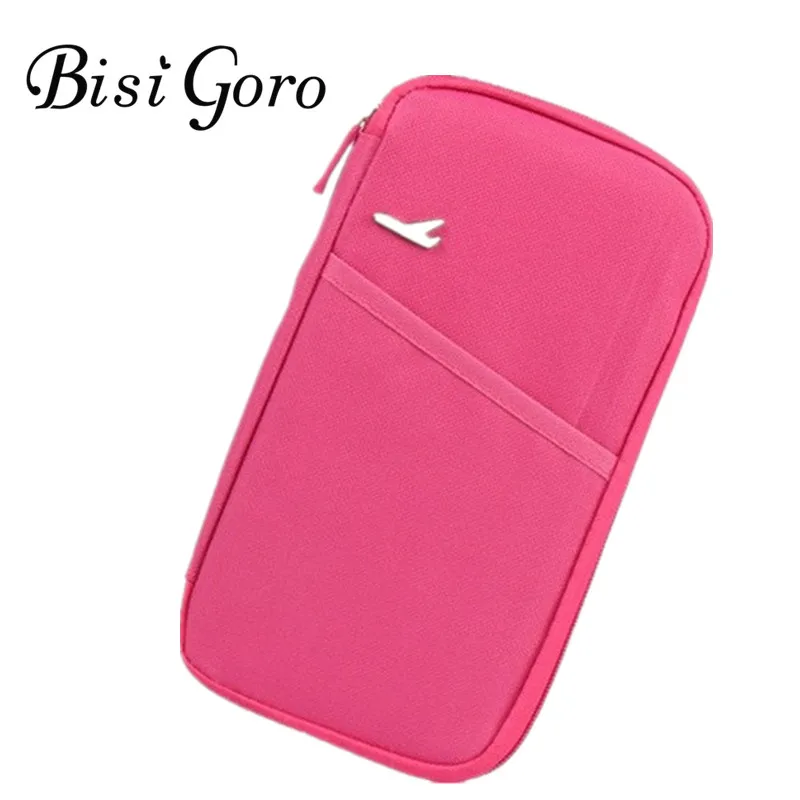 

BISI GORO Womens Wallet Travel Passport Cover Wallet Travelus Multifunction Credit Card Package ID Holder Storage Money Bag