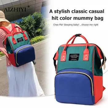

Large Capacity Oxford Cloth Mommy Maternity Bag Diaper Nappy Bag Bolsa Big Nylon Maternity Nappy Top-handle Bags Dropshipping