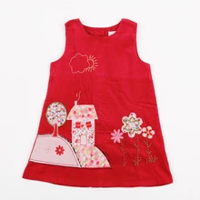 Girls Sleeveless Dress Summer New Cotton Embroidery Figure Children's Wear Girls Sleeveless Dress Party Wear H3610 Girls Sleeveless Dress Summer New Cotton Embroidery Figure Children's Wear Girls Sleeveless Dress Party Wear H3610
