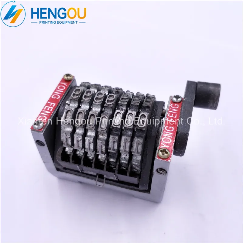 

4 Pieces New Horizontal Forward 7 Digits Numbering Machine for Heidelberg GTO46 GTO52, last three bits can adjustable