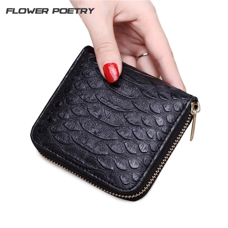 

2017 Women short wallet simple serpentine zipper short purse hotsale ladies Simple PU leather coin purses card pack women wallet