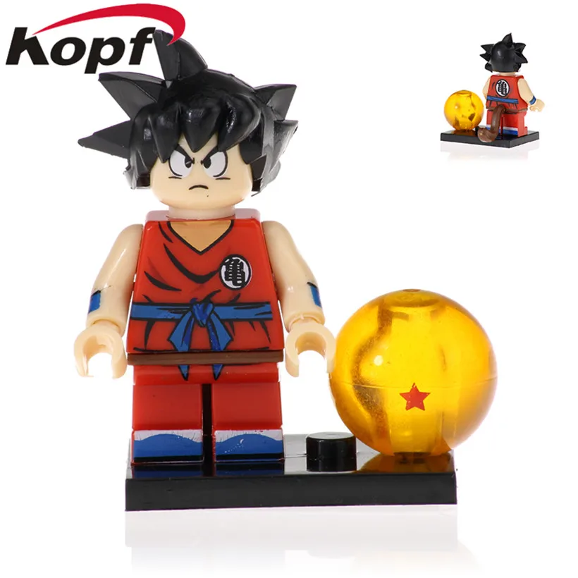 Одна Продажа Dragon Ball Wu Tianx trunks Сунь Укун фигурки строительные блоки кирпичики для детей Лучший подарок игрушки PG1367