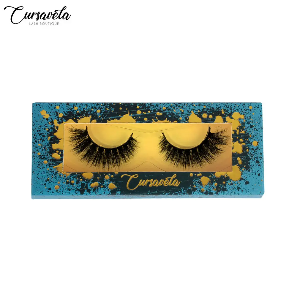 Leeds 3D Mink False Eyelashes 100 Cruelty Free Criss cross Lashes