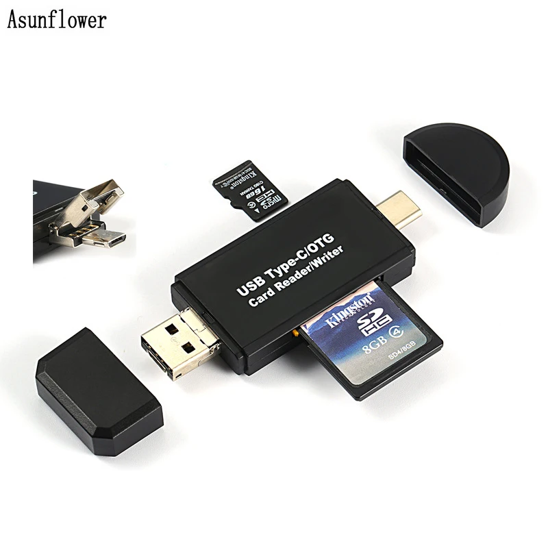 

Micro USB Card Reader With TF Card OTG Smart Memory Card Adapter For MacBook Laptop USB 3.0 Type C Cardreader SD Card Reader