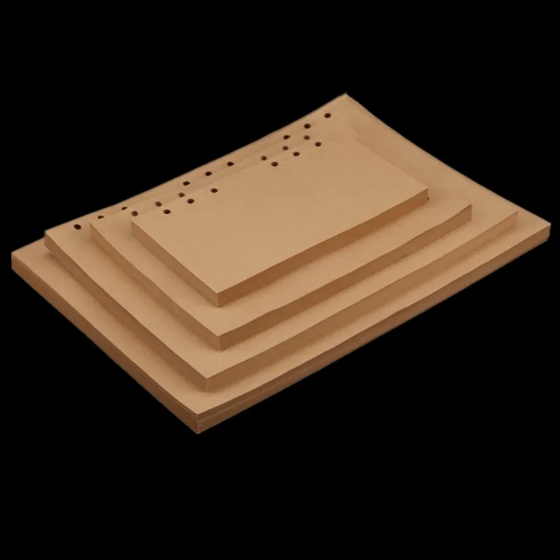 A5 A6 A7 чистая крафт бумага блокнот со спиральным переплетом переплет дорожный