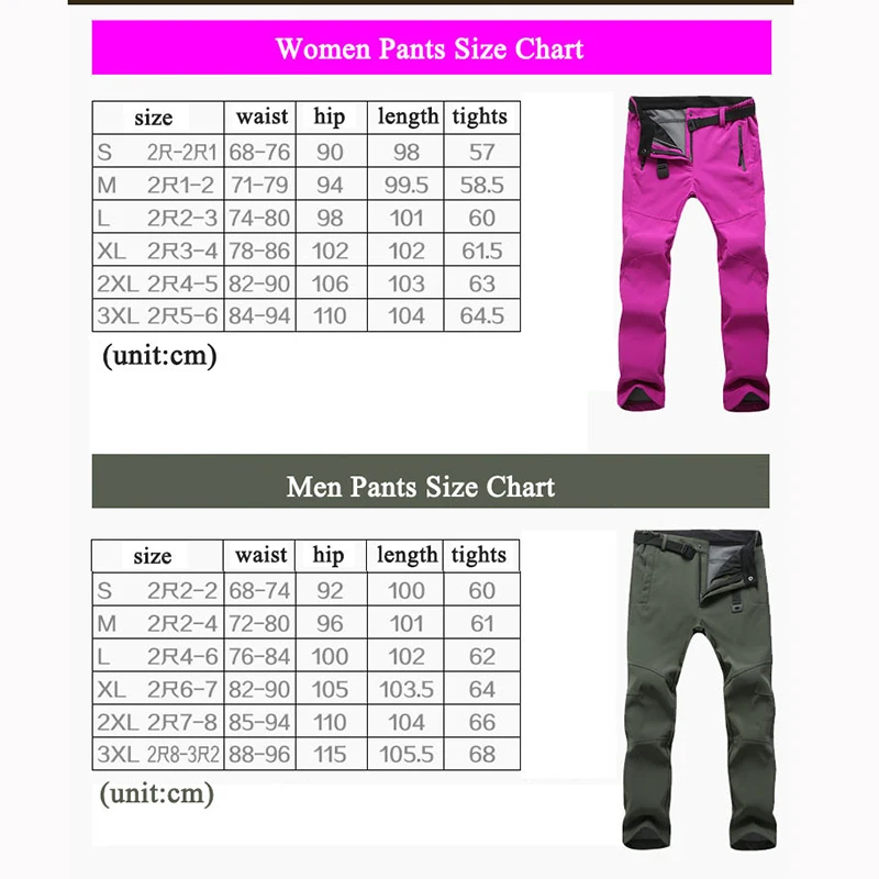 Uomini Esterna Impermeabile Pesca Escursionismo Arrampicata Pantaloni Da Combattimento Tattico Pantaloni per lo Sport inverno Softshell In Pile
