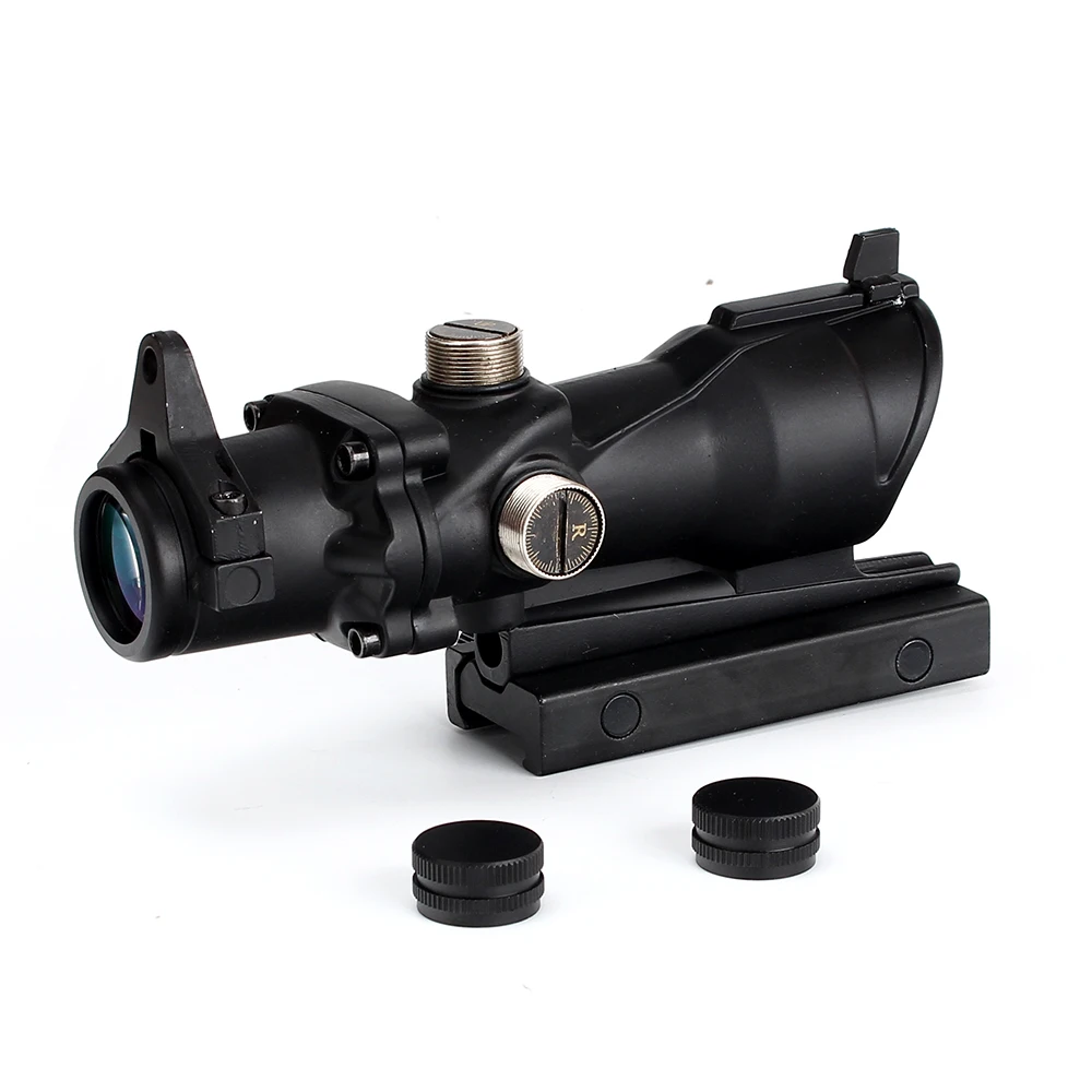 ohhunt 4x32 Hunting RifleScopes Real Fiber Optics BDC Glass Etched Reticle Tactical Optical Sights for AR15 M4 M16 Rifle Scope (6)