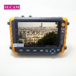 Testeur de caméra de vidéosurveillance AHD 4 en 1, écran LCD de 5 pouces, pour caméras AHD CVI TVI CVBS 2mp 5mp, Support de Test Audio et vidéo 
