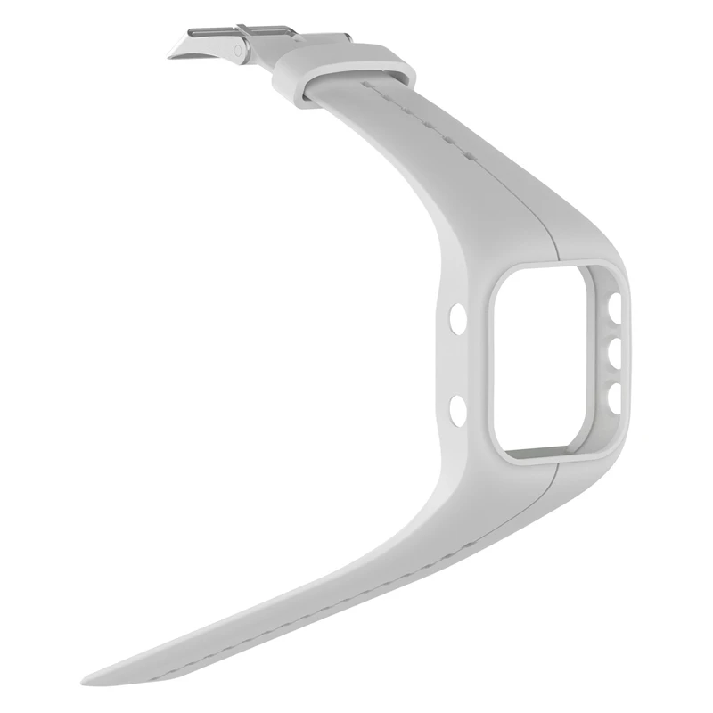 Высокое качество замена силиконовый ремешок для наручных часов Ремешок Браслет для Polar A300 трекер наручные часы - Цвет: White