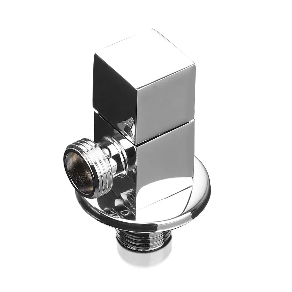 TYMYW Angle Valves 1/2" X 1/2" Chrome Pure Copper Control