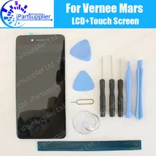 Vernee Mars LCD Display+Touch Screen 100% Original LCD Digitizer Glass Panel Replacement For Vernee Mars+tools+adhesive