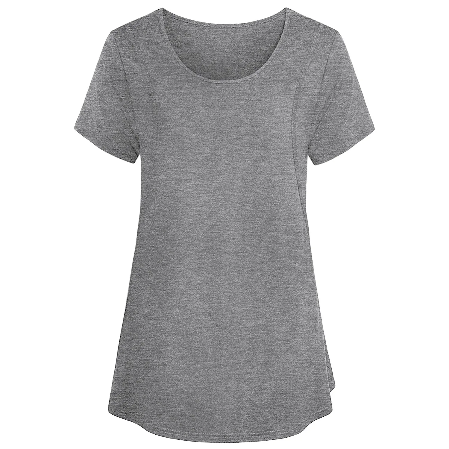 SAGACE повседневная одежда для беременных; однотонная Элегантная блузка для кормления грудью; футболки для женщин; летняя одежда для беременных