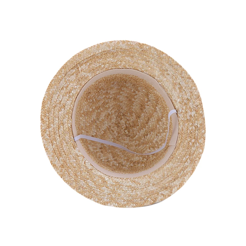 YY لطيف الأطفال قبعات للحماية من الشمس جان Bownet الشاطئ شقة الفتيات الصيف القش كبيرة حافة الشمس قبعة واقية CM19002