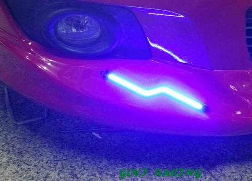 

Z" 18W COB led DRL CAR daytime running lights lamps 18*1.8*4cm light bar eagle eye angel eye car styling flexible led tube