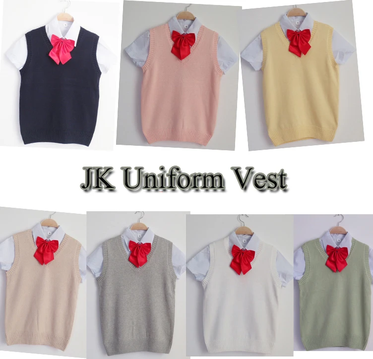 Compra uniforme escolar chaleco online al por mayor de
