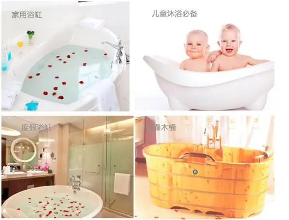 10 шт. большой одноразовый дорожный пластиковый мешок для ванной|plastic tub|folding tubbathtub