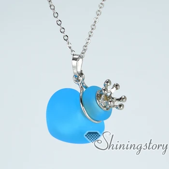 

heart small perfume bottles lampwork glass aromatherapy jewelry diffusers essential oil necklace wholesale aromatherapy
