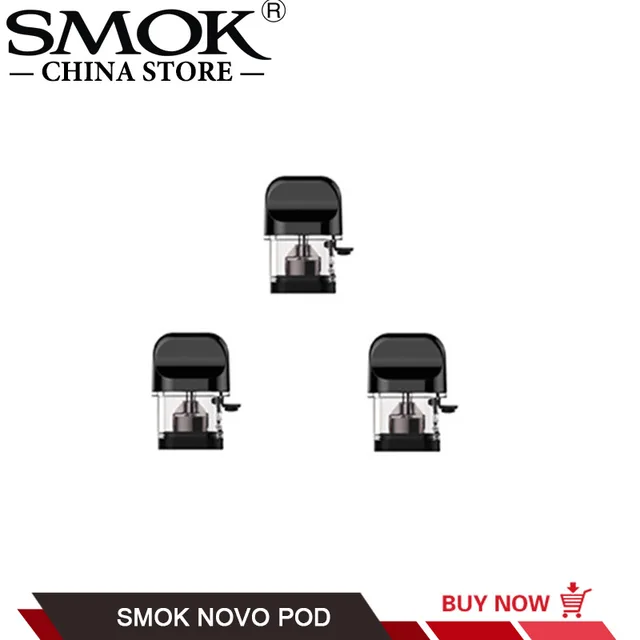 Us 15 96 Original Smok Novo Pod 2ml Capacity Fit For Novo Kit Vaporizer Electronic Cigarette Atomizer Replacement Cores In Electronic Cigarette