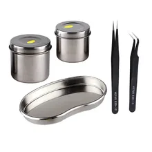 Гигантские солнца стерилизатор и дезинфекции комплект из нержавеющей стали дезинфекции Танк плиты Пинцет Инструменты чистый стерилизаторы горшок