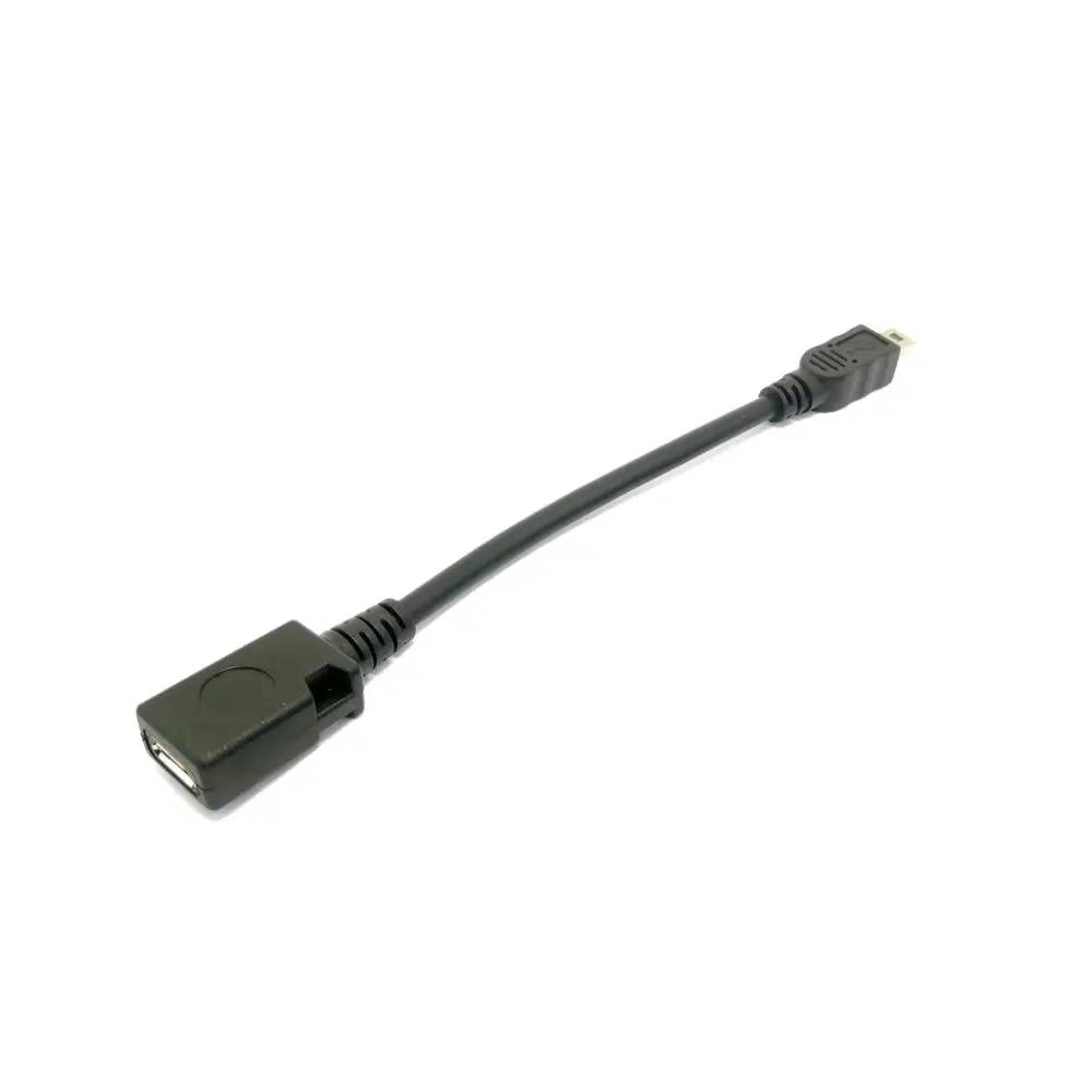 Удлинитель 10 см с micro usb Мама на mini папа 5p|adapter cord|mini maleusb to female |